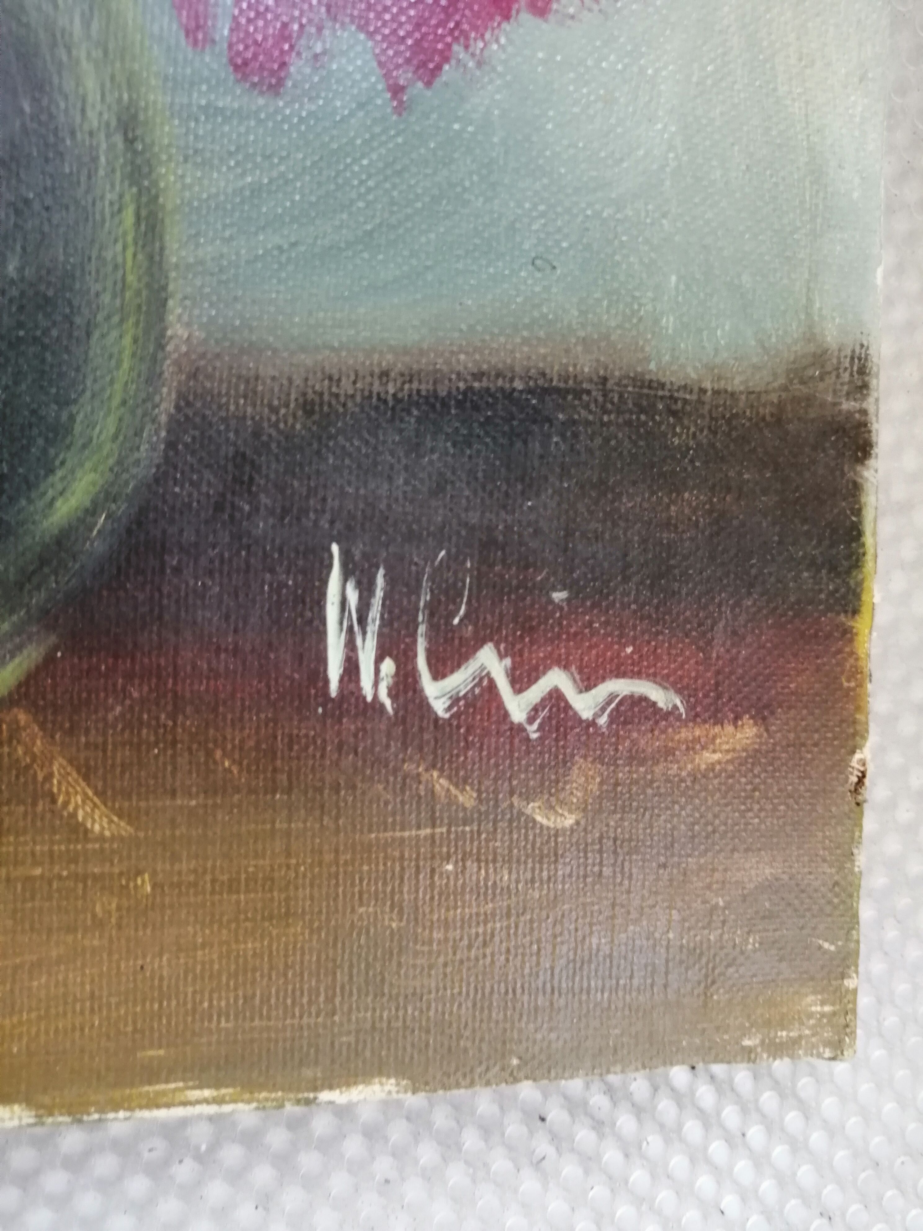 Still life with daisies and flowers in vase