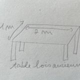 Wooden farm table in very good condition