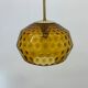 Limburg Glashutte glass hanging lamp , 1970