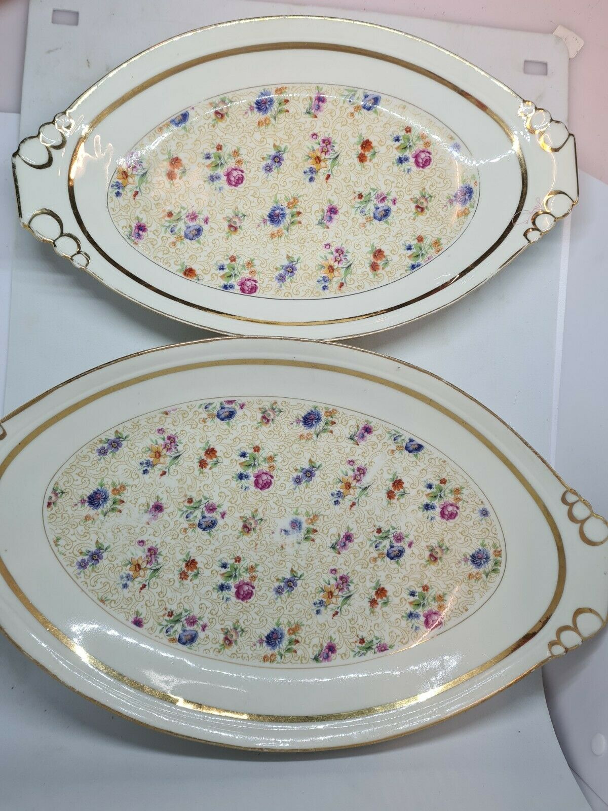 Limoges porcelain presentation dishes