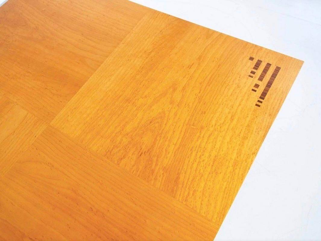 Walnut marquetry coffee table by Jaume Tresserra