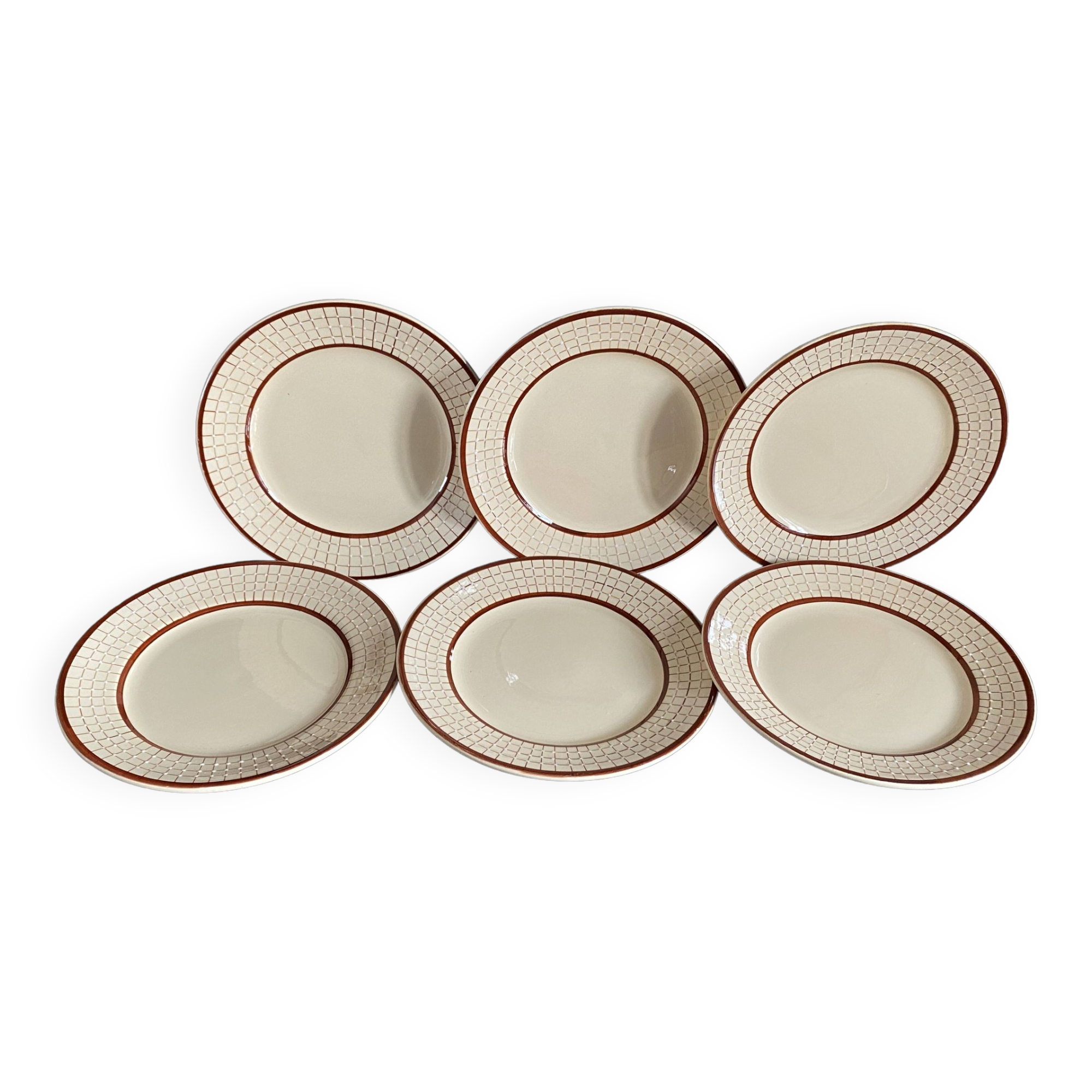 Longchamp Art Deco plates