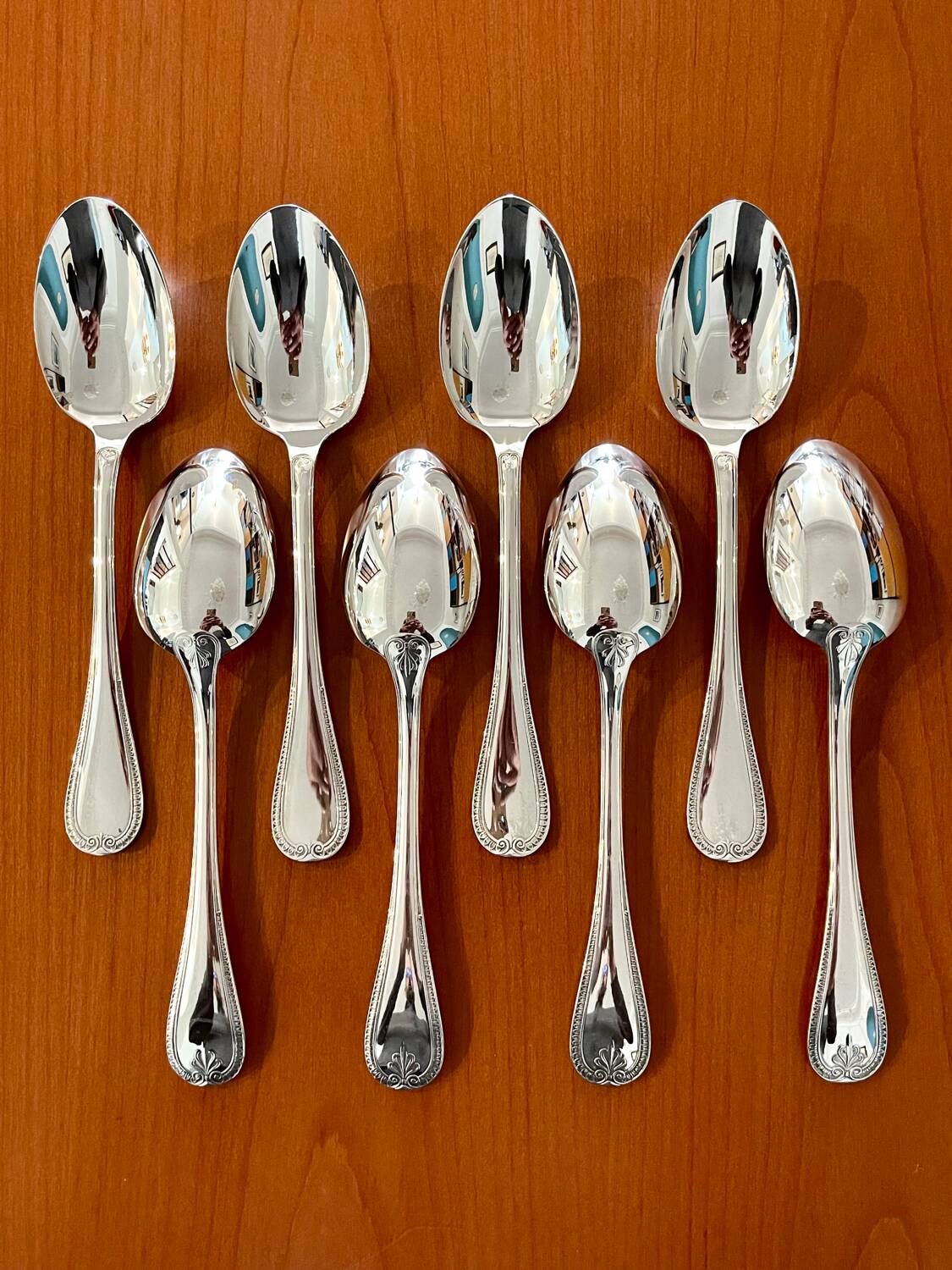 Christofle malmaison 8 person 40 piece cutlery set near new condition