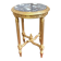 guéridon rond en bois doré, de style Louis XVI