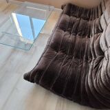 Vintage David LANGE glass & altuglas coffee table circa 1970