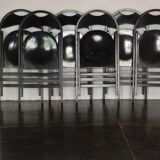 Ensemble de six chaises Thonet B751 noirs