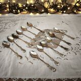Set of 12 vintage silver-plated teaspoons