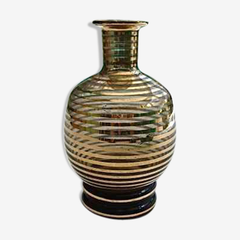 Old vase in blown glass