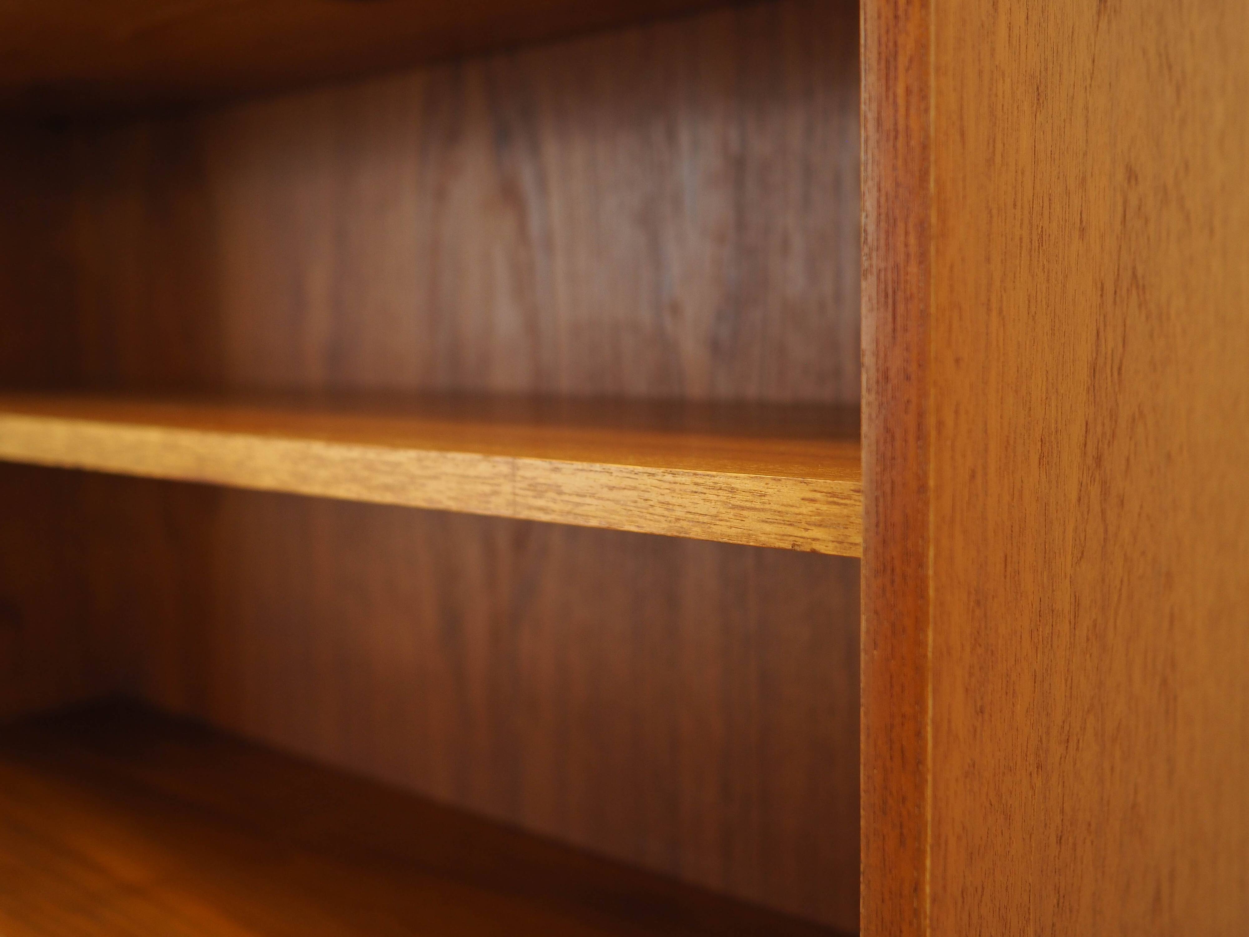 Teak bookcase, Danish design, 1970s, made in Denmark