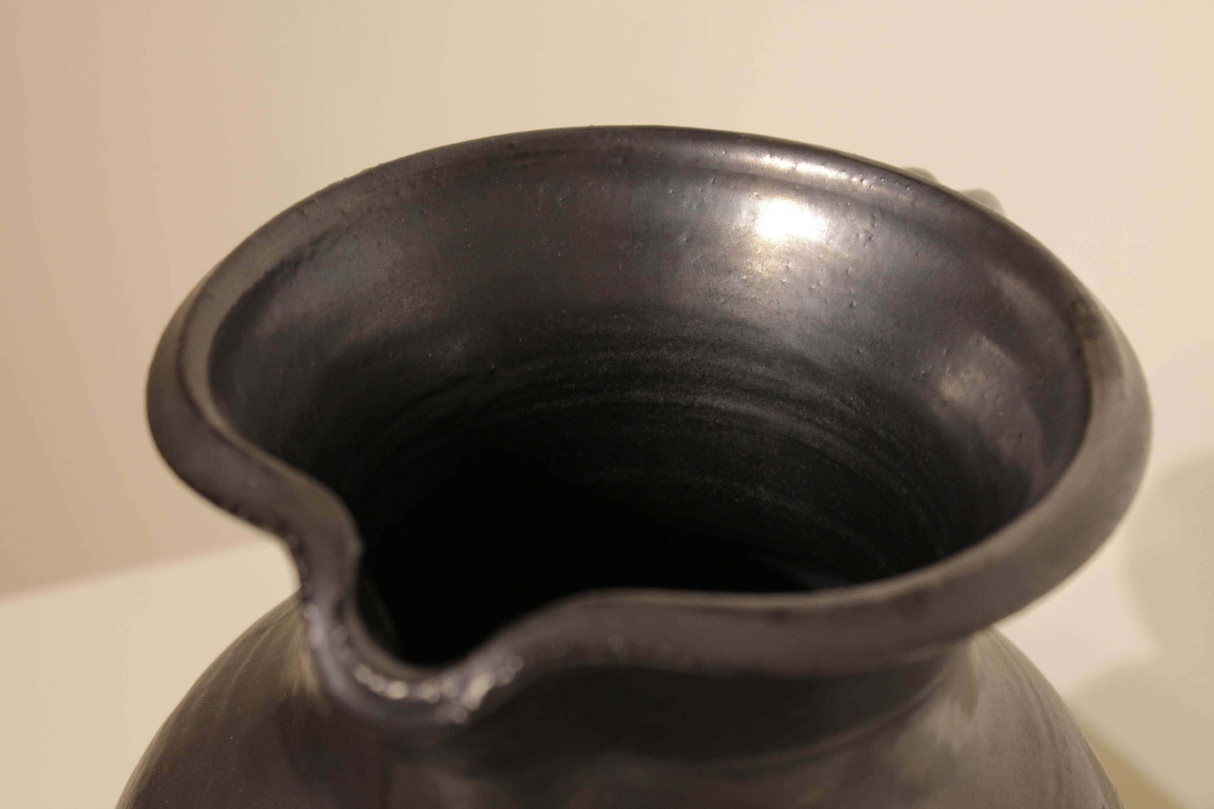 Important Jean Marais ceramic pitcher