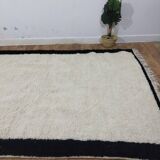 Handmade natural wool rug 250cm x 150cm