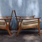 Pair of Scandinavian armchairs