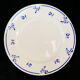 6 assiettes plates en faience de digoin sarreguemines petite fleur bleu