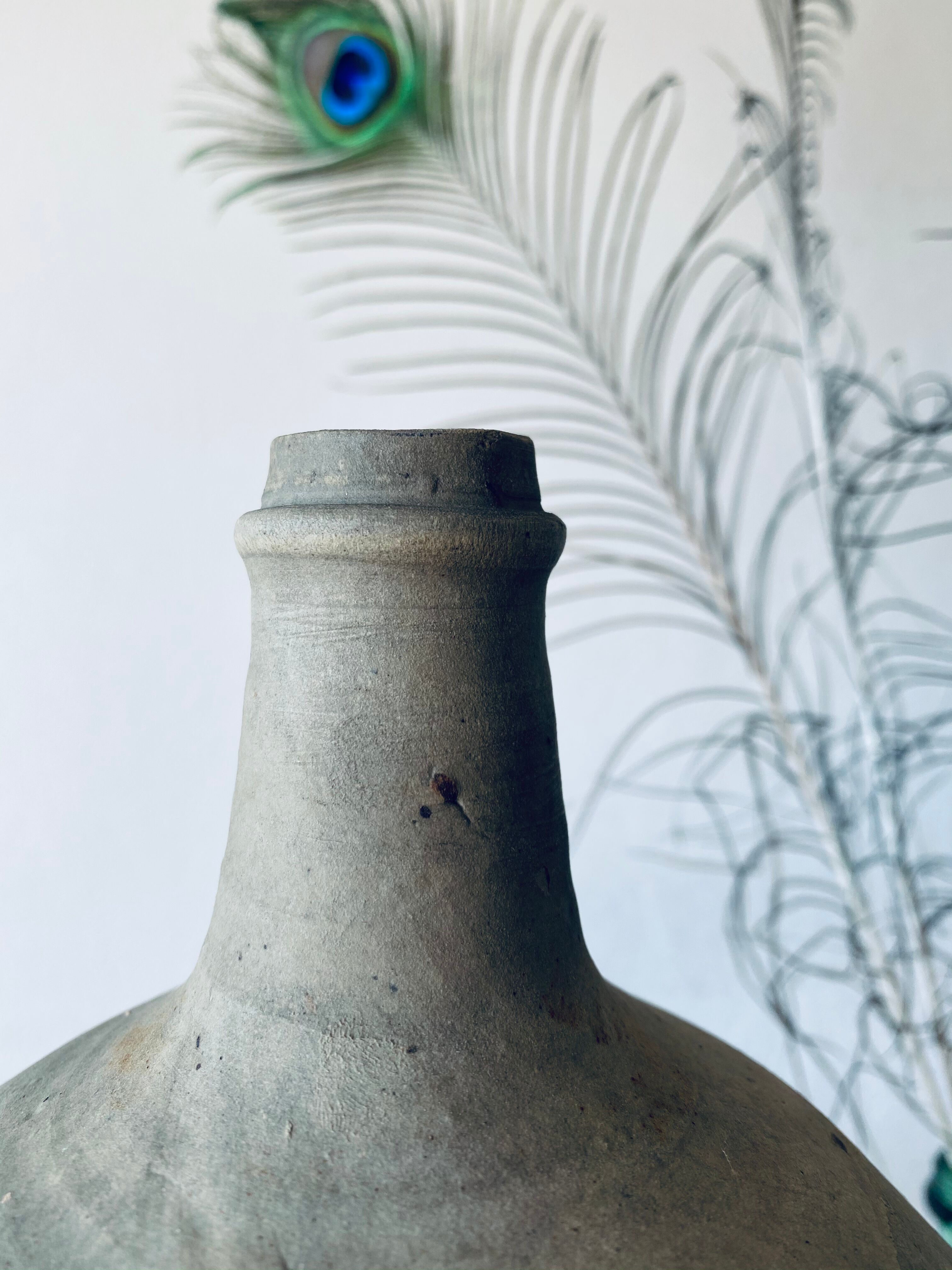 Very large old sandstone jar