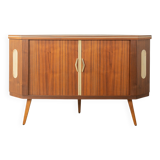 Corner cabinet from the 1950s with integrated bar compartment