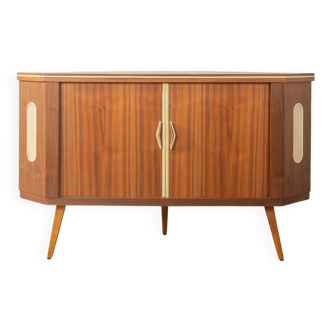 Meuble d'angle des années 1950 avec compartiment bar intégré