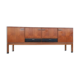 Scandinavian row in vintage teak
