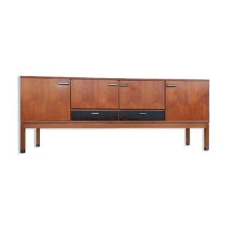 Scandinavian row in vintage teak