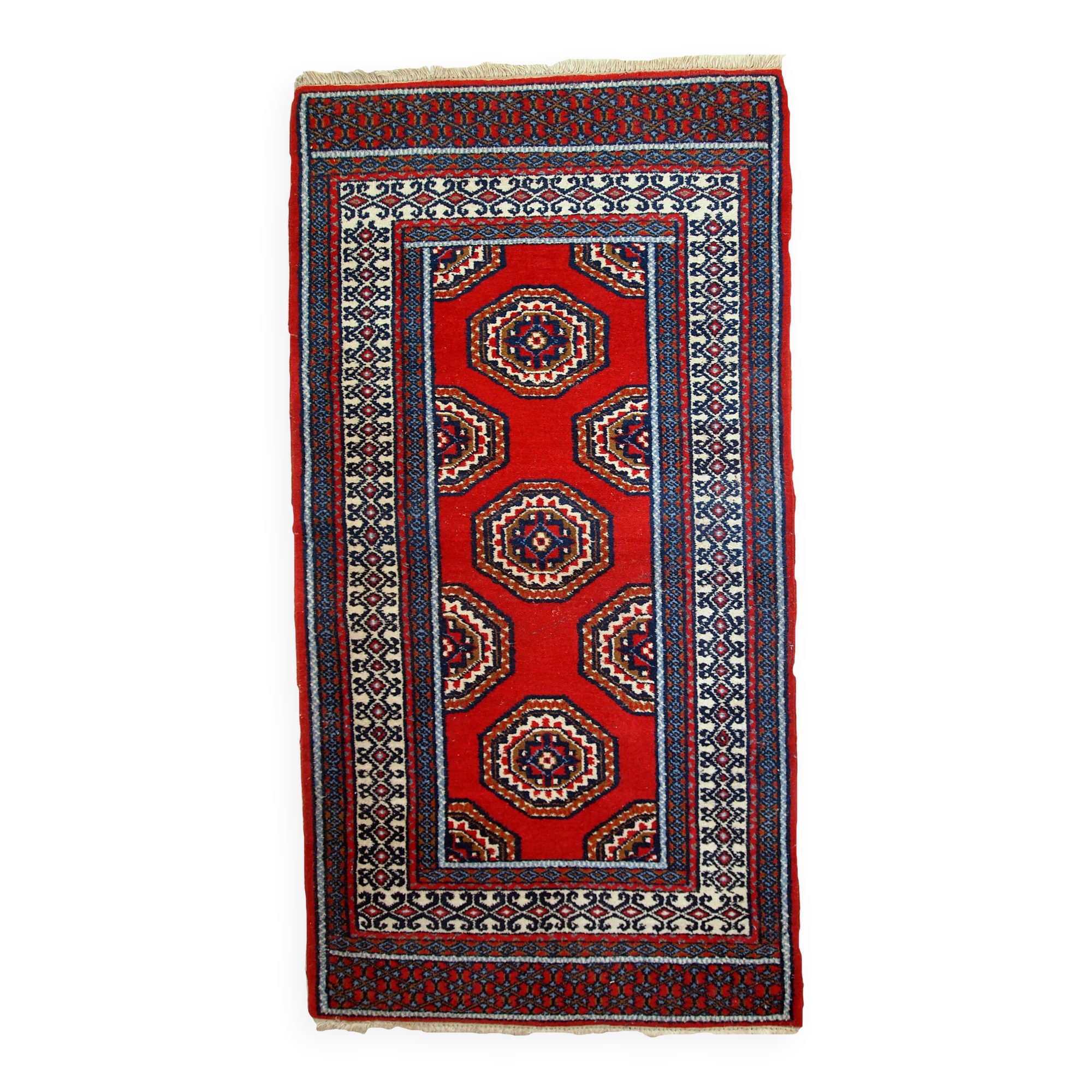 Tapis Vintage Indo-Mahal, Années 1970, Élégance et Artisanat