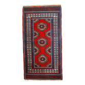 Tapis Vintage Indo-Mahal, Années 1970, Élégance et Artisanat