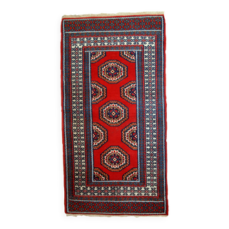 Tapis Vintage Indo-Mahal, Années 1970, Élégance et Artisanat