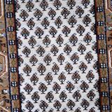 Vintage Indian Carpet Seraband handmade 71cm x 266cm 1970s