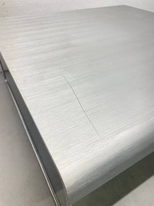 Zap metal table by Piero Lissoni for Cassina