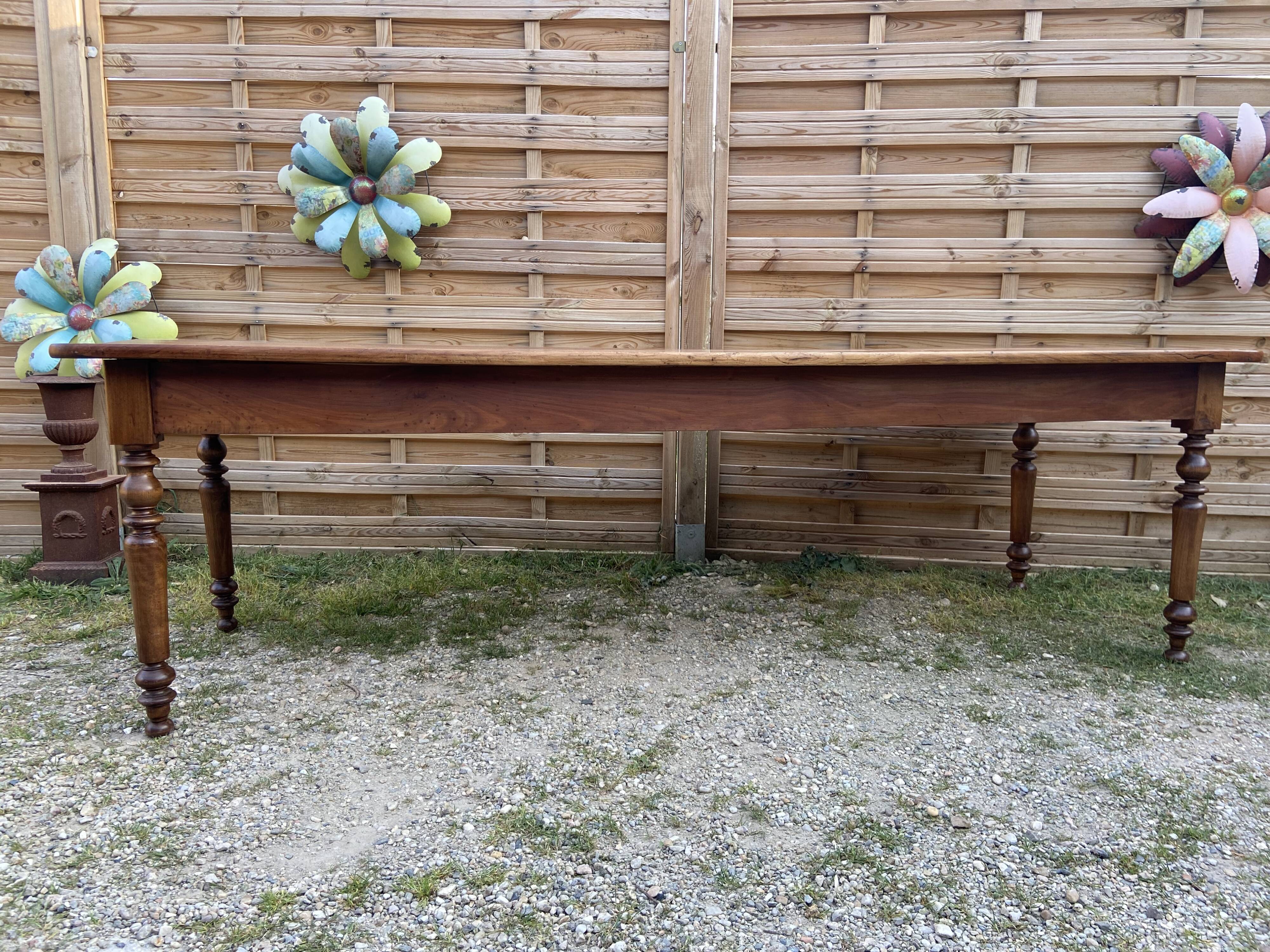 Large farm table xix