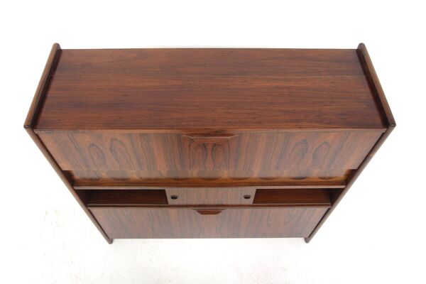 Meuble bar en palissandre ''SK 661'' et ses 2 tabourets, Johannes Andersen, Danemark, 1960