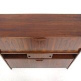 Rosewood bar cabinet "SK 661" and its 2 stools, Johannes Andersen, Denmark, 1960