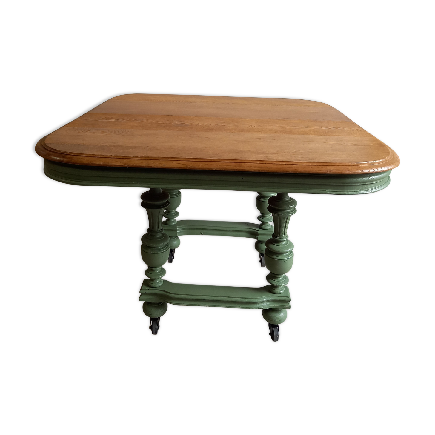 Patinated Henri II table