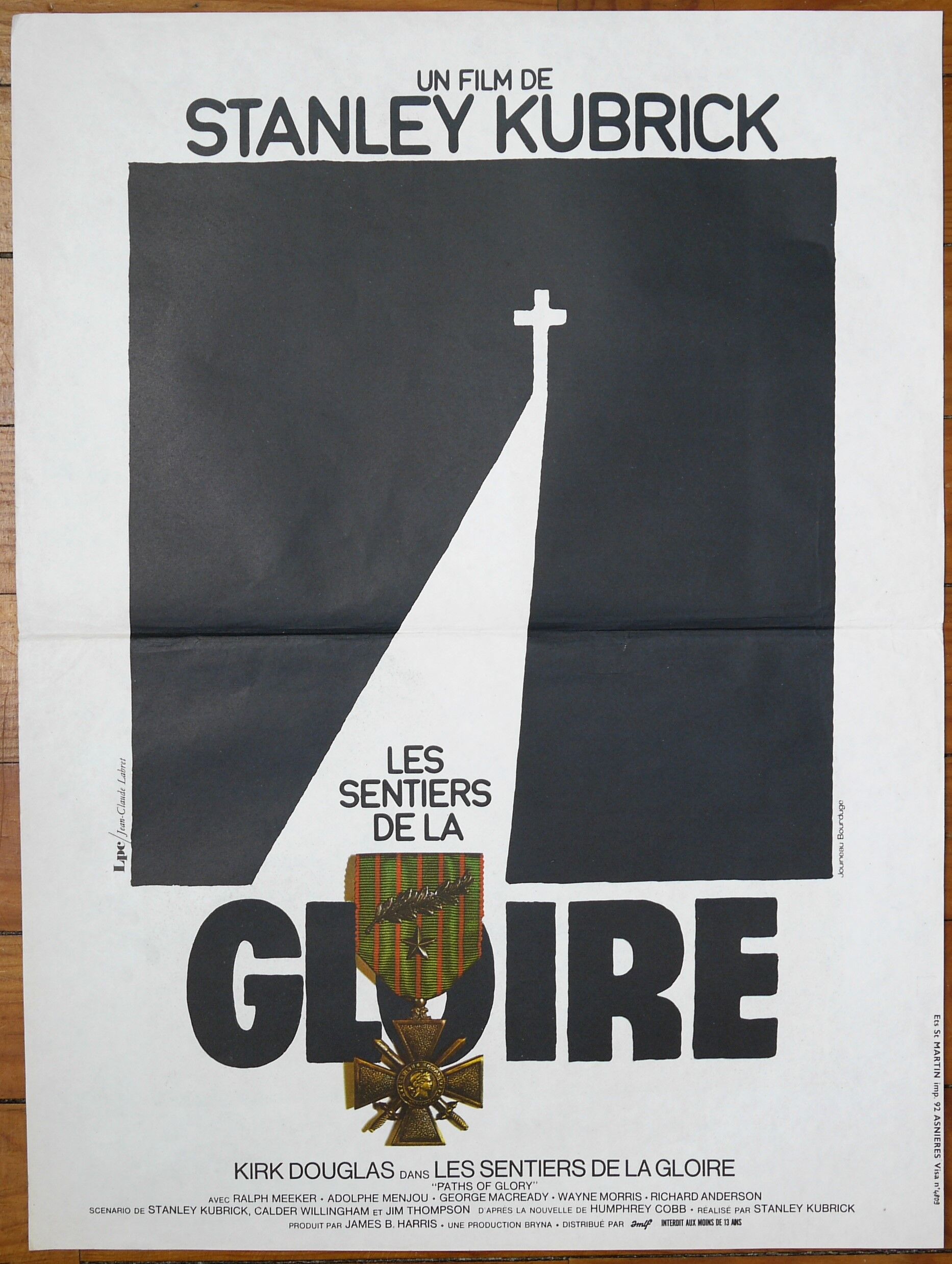 Paths of glory - original movie poster - Stanley Kubrick