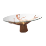 Coffee table glass foot baobab