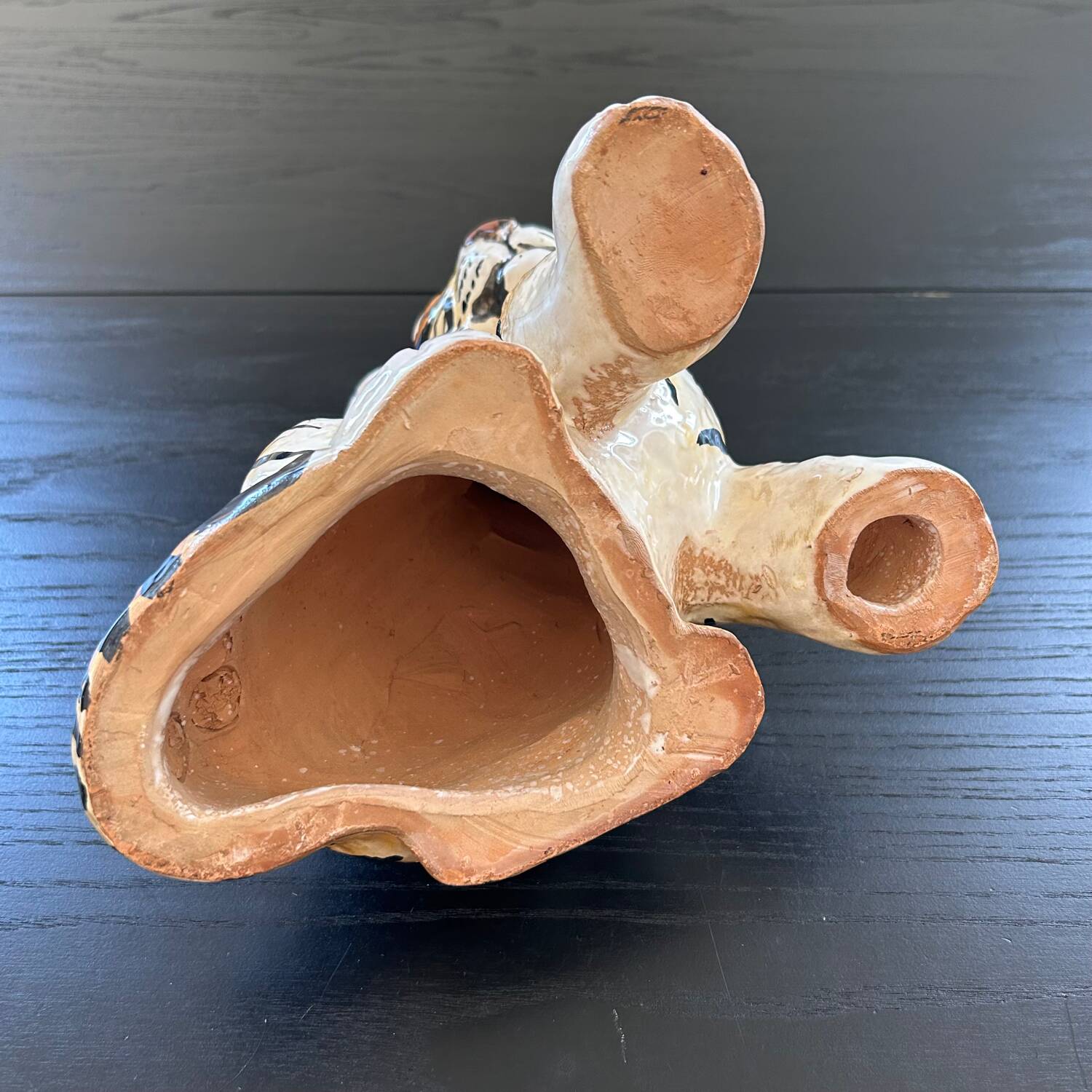 Young tiger hand-painted