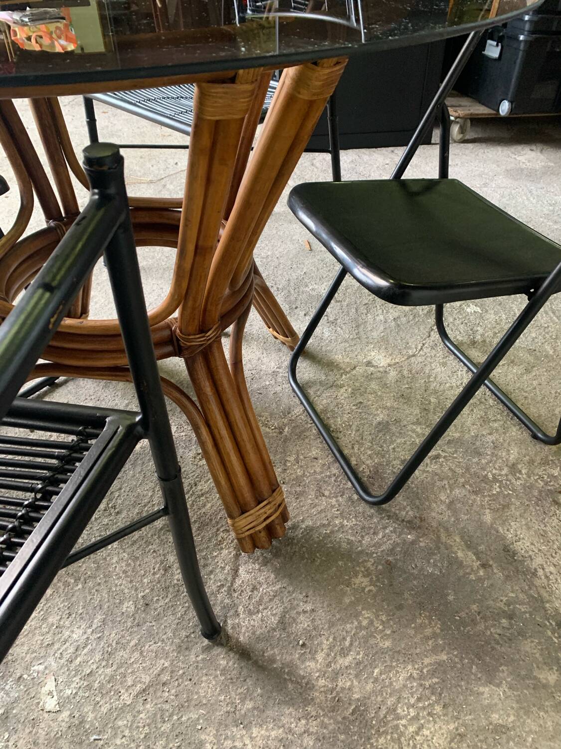 Duo de chaise pliante