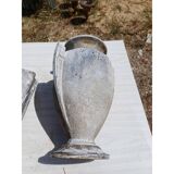 2 cast iron vases 1900: Charleville - Mézières