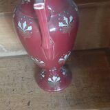 Pair of BKF earthenware vases and planter