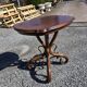 Thonet No. 1 curved wooden side table from the 19th century.