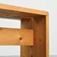Tabouret en pin massif, Les Arcs