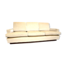 Vintage 3-seater sofa with cream-coloured upholstery from the 1970s
