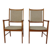 Set of Vintage Danish Teak Dining Armchairs, 1960s