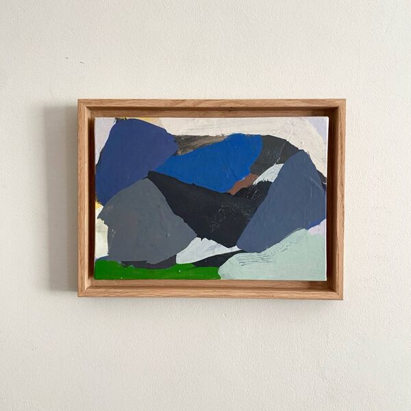 Acrylique sur carton toilé