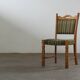 Chaises de salle à manger en chêne danois brutaliste des années 1960 dans le style de H. Kjærnulf