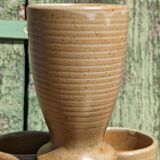 4 tasses Mazagrans en grès artisanal