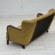 1960s, Danish 3-seater sofa, original condition, wool/cotton fabric.