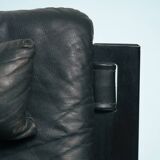 Chaises longues brutalistes avec repos-pieds de Sonja Wasseur, années 1970