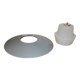 Opaline suspension lacquered steel and brass