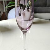 Lot 4 multicolored champagne flutes
