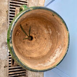 Varnished terracotta jar