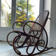 Vintage bentwood rocking chair and canning